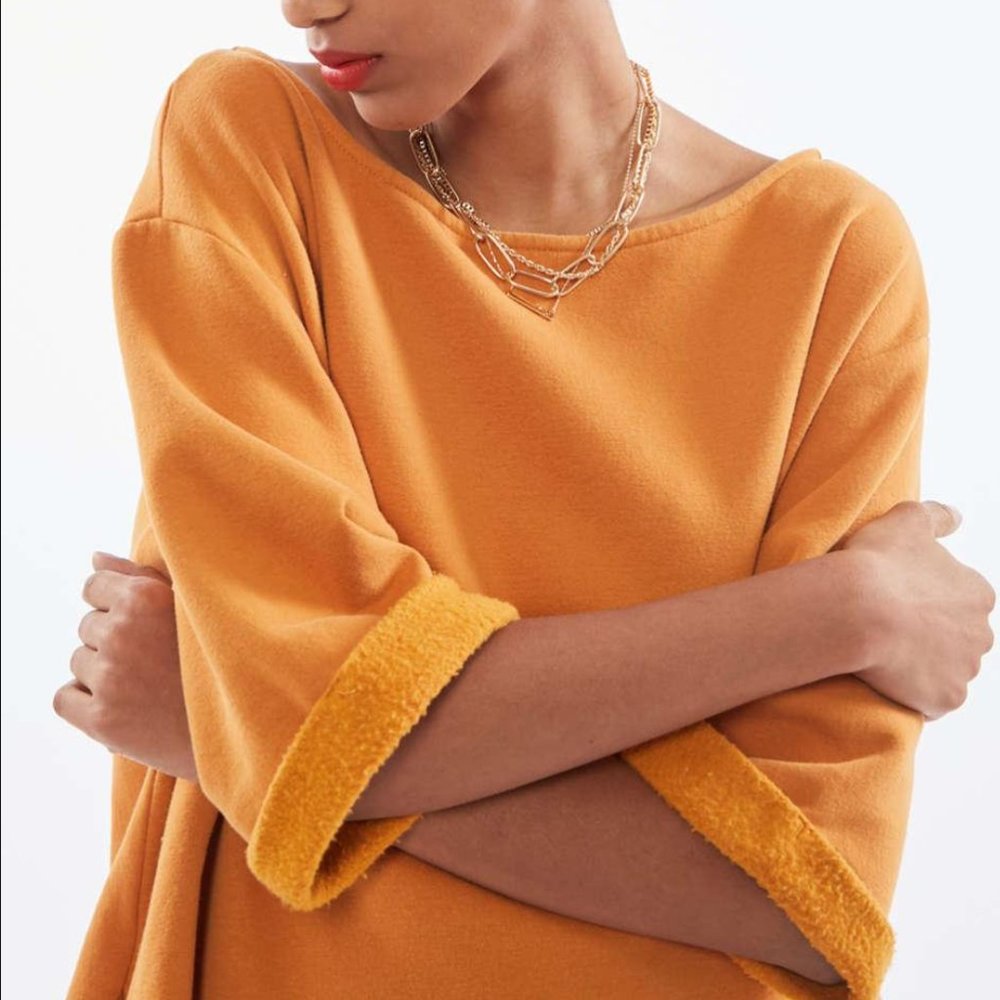 urban outfitters torino sweatshirt mini dress M - Picture 2 of 6